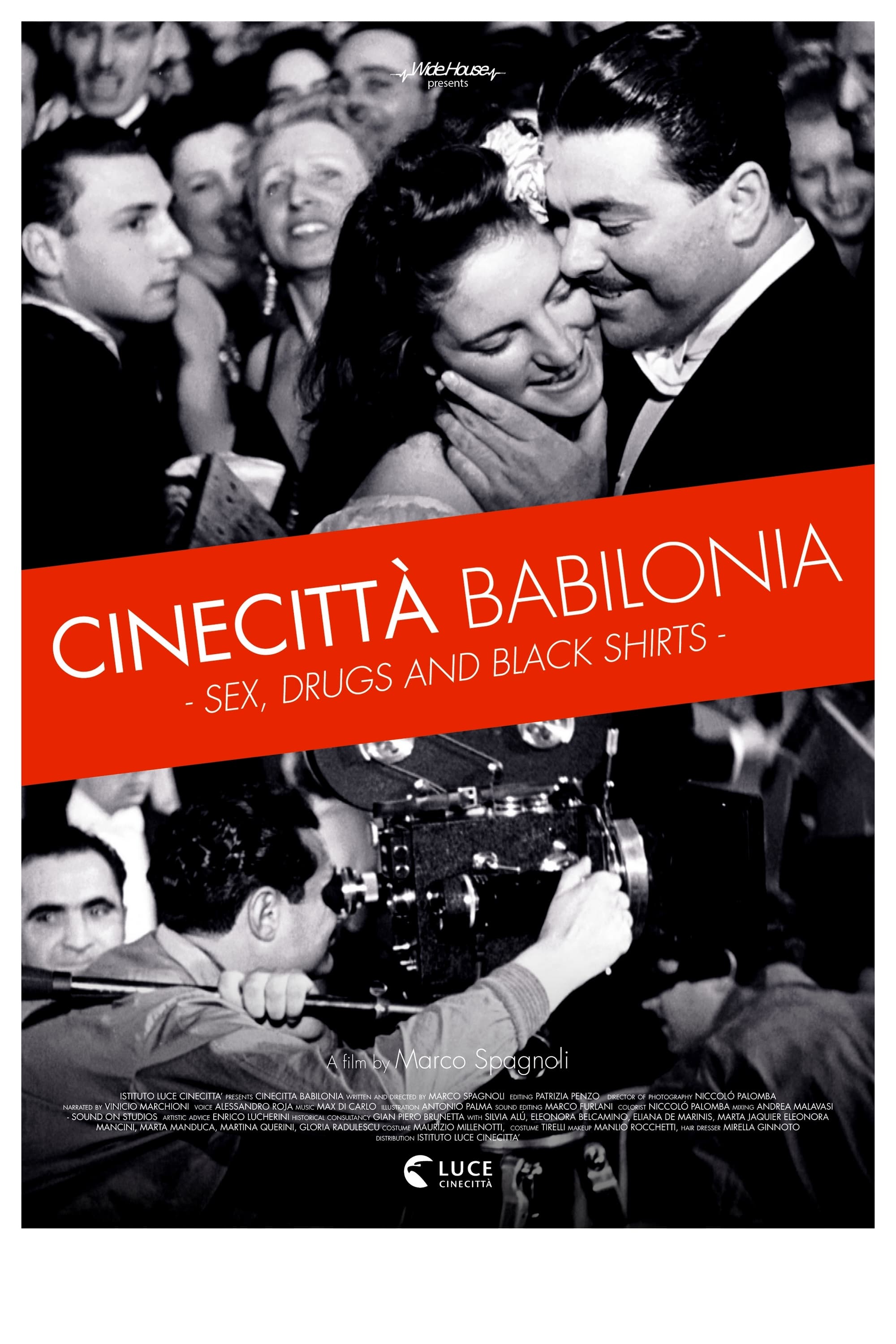 Постер Cinecittà Babilonia: sesso, droga e camicie nere